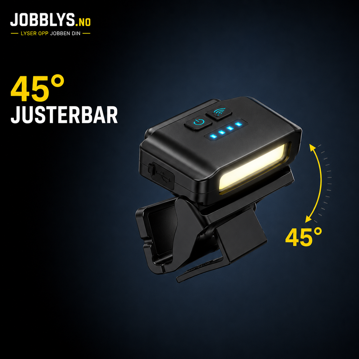 LED-lys feste til caps