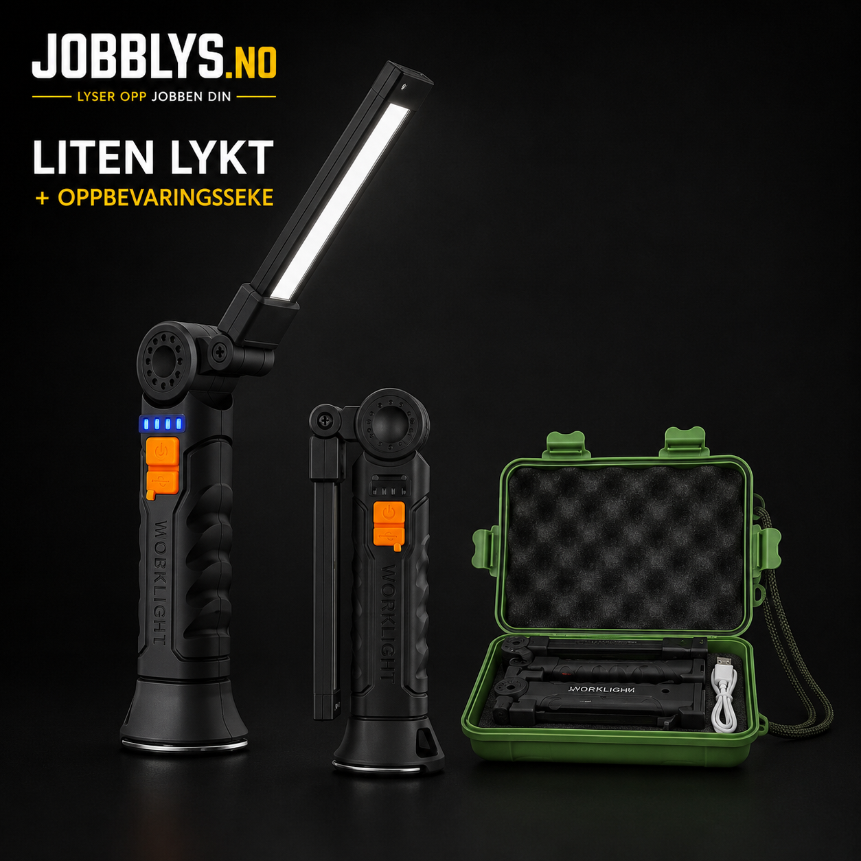 Bærbar COB arbeidslykt